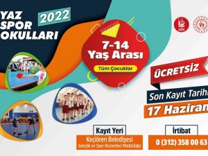 Keçiören’de 2022 Yaz Spor Okulları İçin Kayıtlar Başladı