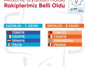 Akdeniz Oyunları’nda Rakipler Belli Oldu