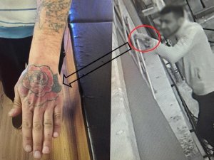 Elindeki Dövme, Hırsızı Ele Verdi