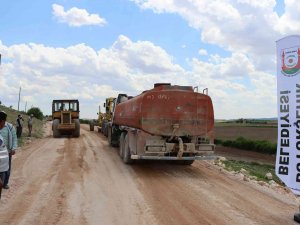 Şanlıurfa’da Stabilize Yol Çalışması