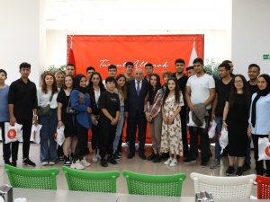 Başkan Altınok Stajyer Öğrencilerle Buluştu