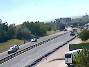 Büyükçekmece’deki Feci Kaza Kamerada