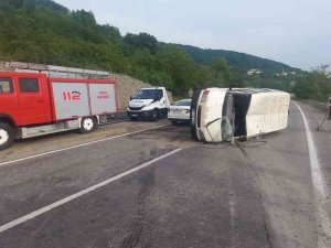 Zonguldak’ta Trafik Kazası: 1 Yaralı