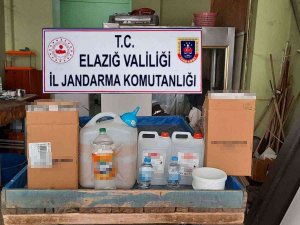 Elazığ’da Sahte Alkol Operasyonu