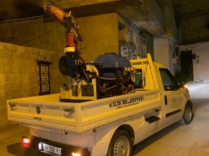 Kilis’te İlaçlama Çalışmaları Gece Gündüz Sürüyor
