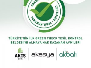 Akasya Ve Akbatı, ’Green Check-yeşil Kontrol Belgesi’ Aldı