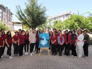 Ressam Cam Emre Dağ’dan, Alanya’da Okullarda Canlı Performans