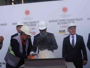 Yalova’da Akaryakıt Gemisi Tedariki Projesi Sac Kesim Töreni