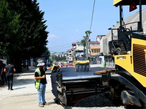 Başiskele’de Yollar Asfaltlanıyor