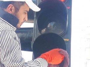 Sinyalizasyonların Bakım Ve Onarımı Yapılıyor