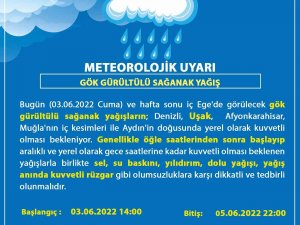 Uşak’ta Sel Uyarısı