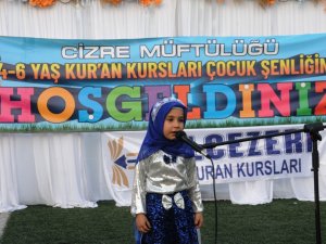 Cizre’de 4-6 Yaş Kur’an Kurslarının Coşkulu Yıl Sonu Şenliği