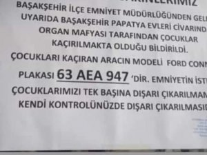 "Çocuk Kaçırıyorlar" Diye İlan Asan Site Yöneticisi Hakkında İşlem Yapıldı