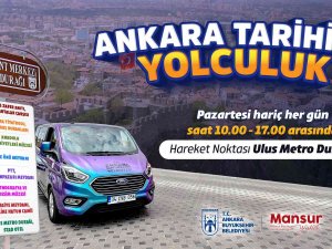 Ankara Kalesi Ve Ulus Çevresinde Hibrit Araçlarla Turistik Ring Hizmeti Devam Ediyor