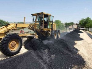 Elazığ’da Asfaltlama Çalışması Sürüyor
