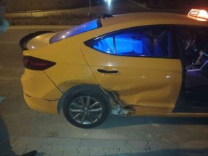 Sincan’da Kaza Yapan Otomobil Alev Aldı: 1 Yaralı