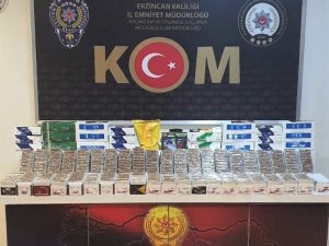 Erzincan’da Kaçak Sigara Operasyonu