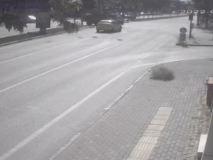 Bursa’daki Feci Kaza Güvenlik Kamerasına Yansıdı