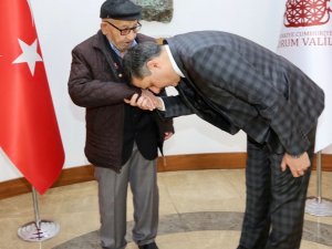 Kore Gazisinin Vasiyetini Yerine Getiren Vali Çiftçi, Cenaze Namazını Kıldırdı