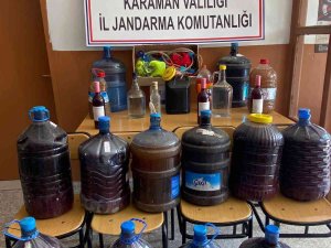 Karaman’da Evinde Sahte İçki Üreten 1 Kişi Yakalandı