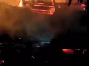 Artvin’de Gece Çıkan Yangında Ahır Ve Samanlık Kül Oldu