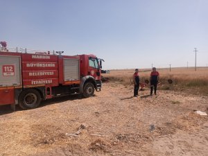 Mardin’de İtfaiye Ekipleri Yangın İhtimaline Karşı Tetikte