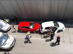 Bursa’da Zincirleme Kaza: 1 Yaralı