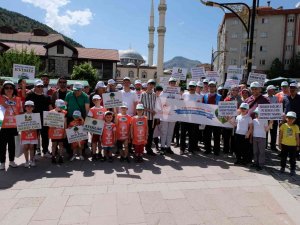 Gümüşhane’de ’81 İ̇lde 81 Milyar Adım’ Yürüyüşü Yapıldı