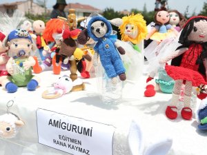 Olgun Gençlerin El Emeği Eserleri Sergilendi