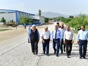 Başkan Çınar, Yol Düzenleme Çalışmalarını İnceledi