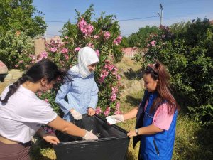 Manyaslı Gençlerden Çevre Temizliği