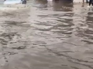 Kocaeli’de Sağanak Aniden Bastırdı, Caddelerde Su Birikintileri Oluştu