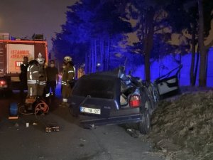 Tem Otoyolu’nda Feci Kaza: 1 Ölü, 1 Yaralı