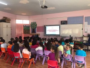 Anaokul Ve İlkokul Öğrencilerine Çevre Ve İklim Değişikliği Anlatıldı