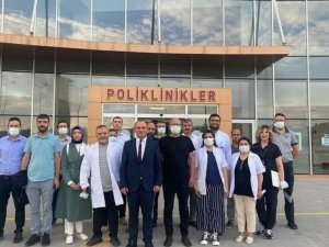 Uşak’ın Yeni Sağlık Müdürü Akdağ Devlet Hastanesinde İncelemelerde Bulundu