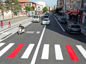 Aksaray’da Ankara Caddesi Boydan Boya Yenilendi