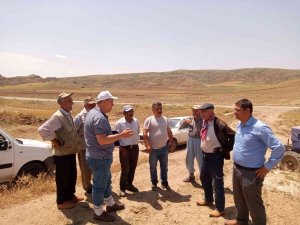 Sungurlu’da Ekili Arazileri Dolu Vurdu