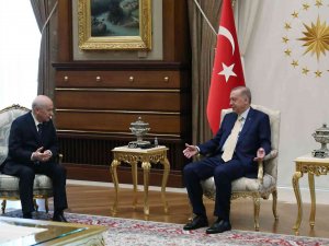 Cumhurbaşkanı Erdoğan, Beştepe’de Bahçeli’yle Görüştü