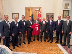 Tff’den Vilnius Büyükelçisi Gökhan Turan’a Ziyaret