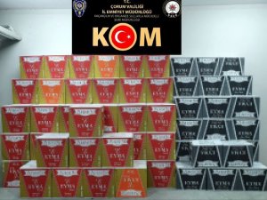 Çorum’da Kaçak Sigara Operasyonu
