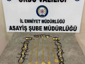 Ordu’da Kuyumcu Hırsızları Tutuklandı