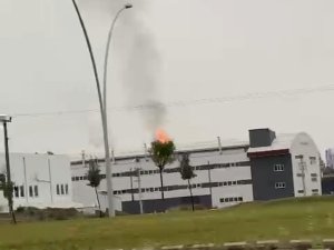 İ̇negöl’de Korkutan Yangın