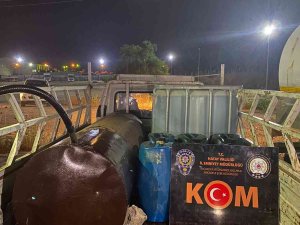 Hatay’da Bin 807 Litre Kaçak Akaryakıt Ele Geçirildi