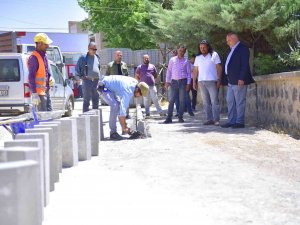 Ceylanpınar’da 1 Kilometrelik Yürüyüş Yolu Çalışması