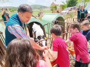 Öğrenciler Süt Üretimini Yerinde İncelediler