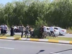 Piknikte Yer Kavgası Kamerada