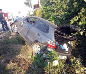 Samsun'da trafik kazası 5 yaralı