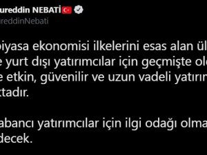 Bakan Nebati, Yurt Dışı Yatırımcılarına Yönelik Tahsisli Swap İle Yatırım Ortamı Sağlanacağını Duyurdu