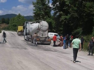 Düzce’de Tırın Çarptığı Kadın Hayatını Kaybetti