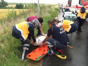 Tekirdağ’da Trafik Kazası: 2’si Ağır 4 Yaralı